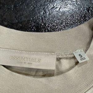 Essentials Beige Short Sleeve Tee